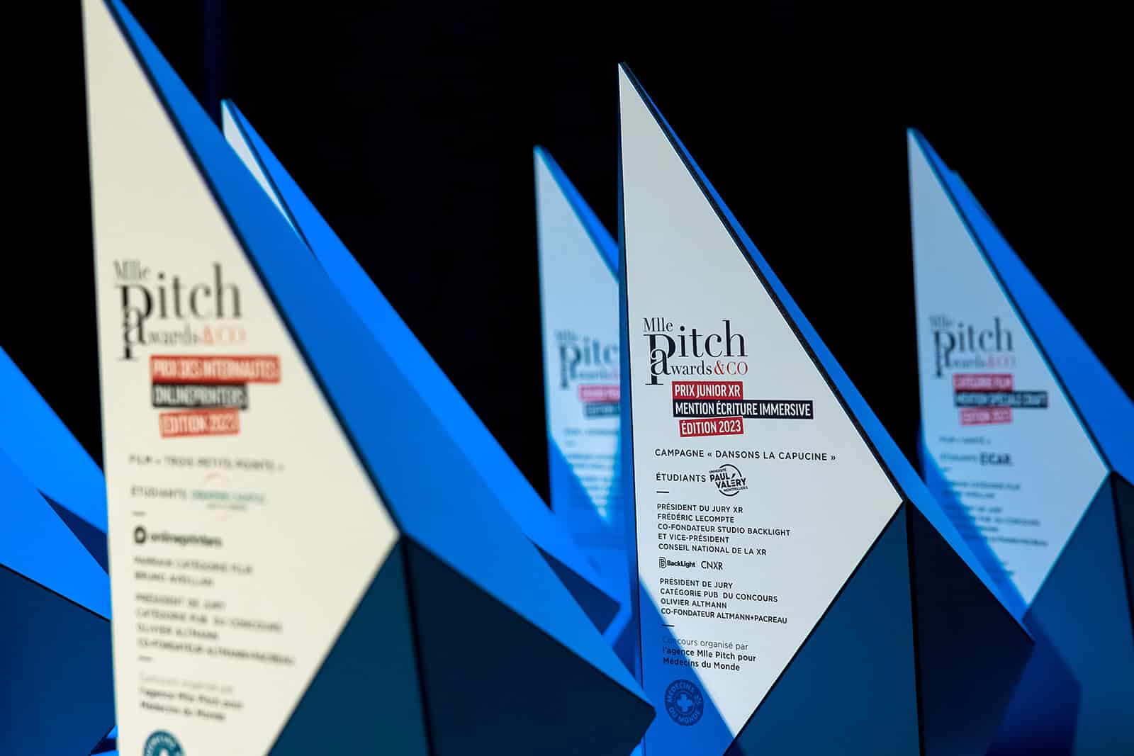 Ce mercredi 28 juin se tenait au Palais des galces à Paris la remise des Melle Pitch Awards & co au profit de Médecin du Monde