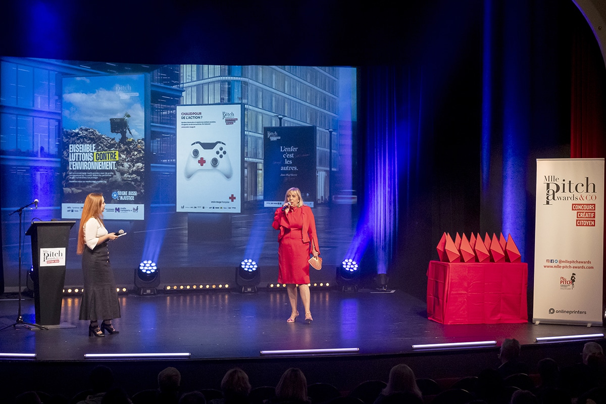 Soirée de remise des trophés Melle Pitch Awards and co 2024 au profit de Aides