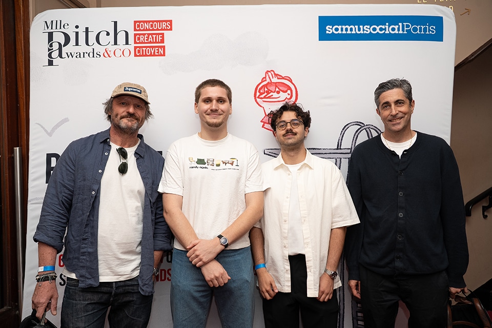 Cérémonie de remise de prix du concours créatif citoyen Mlle Pitch Awards & Co au Palais des Glaces de Paris le 2 juillet 2025 au profit du Samu Social de Paris.